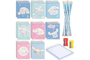 Kumarie Cartoon Spiral Note Pencils Set - 50 PCS Cute Cartoon Stationery set Including Thicken Spiral Note Pencils for Kid Birthday Gift Rewards Supplise