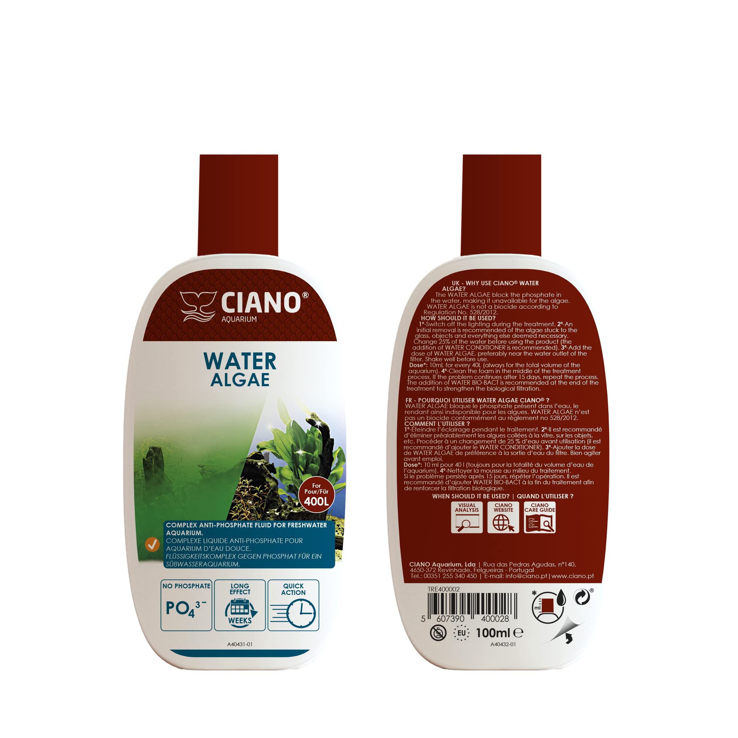 CIANO Aquarium Water Treatment Algae 100ml