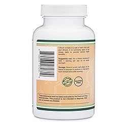 Lithium Orotate 5mg of Elemental Lithium for