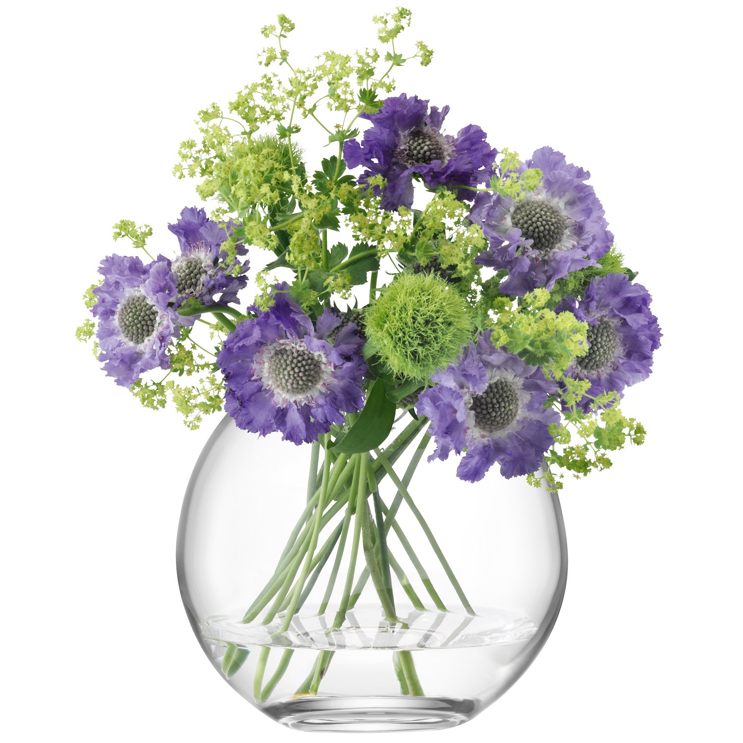 Lsa International Fw05 Flower Round Bouquet Vase H22cm Clear