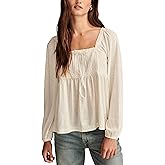 Lucky Brand Womens Lace Paneled OTT Tunic Tee