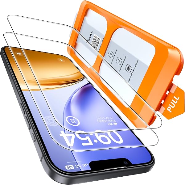 TOCOL for iPhone 17e Screen Protector 6.1 inch 9H Hardness Military Grade Shatterproof 17 e HD Tempered Glass Easy Installati