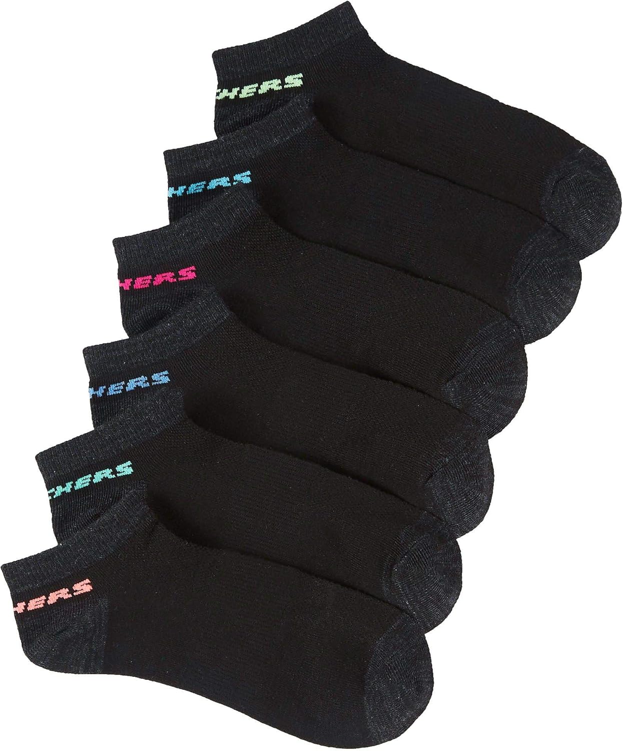 solid black skechers