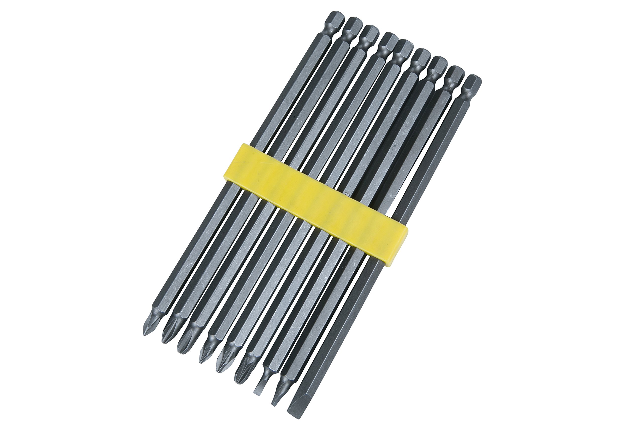 Blue Spot 14104 150mm Long Power Bits (9 Pieces)