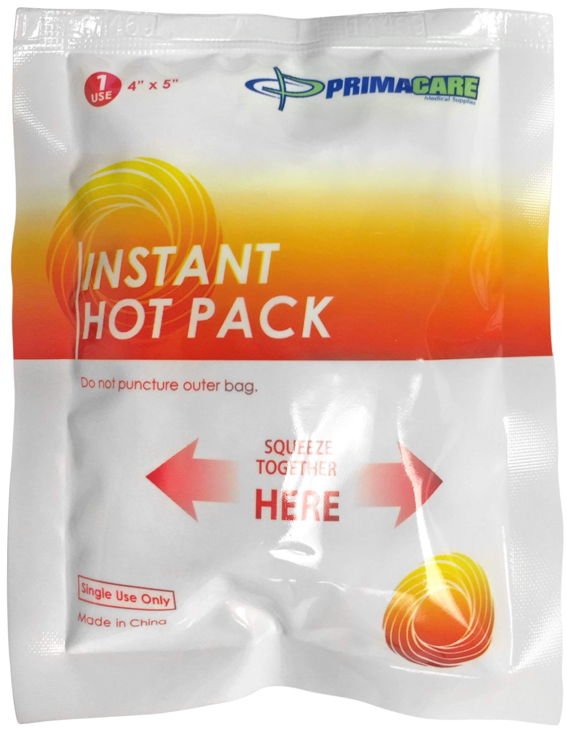 PrimaCare PHP-45 Instant Heat Pack for Emergency Heat Therapy, 4