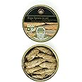 Grilled Catch Riga Sprats, New Larger Can 8.45 oz, Smoked Brisling Sardines, Hand Packed, Kosher