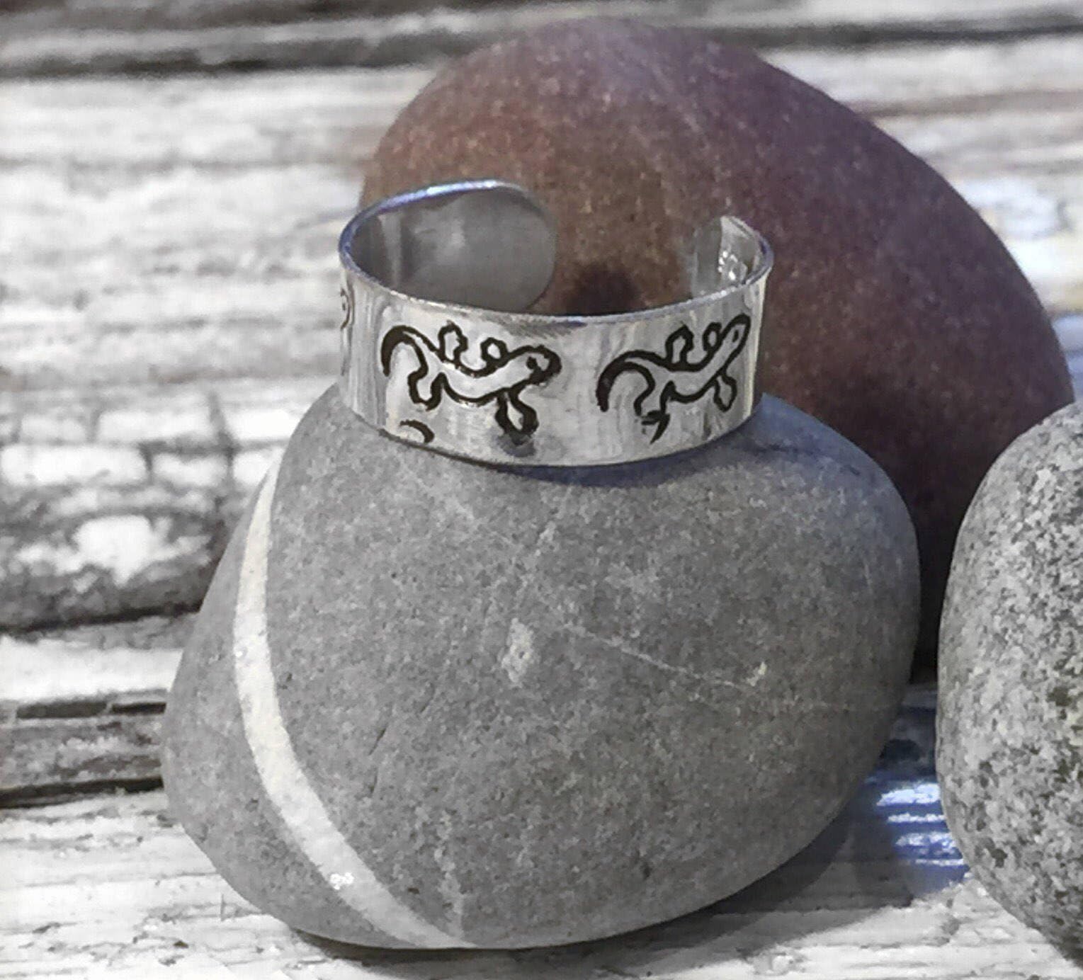 Sterling Silver Gecko Toe Ring