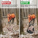 HDPE Deer Drag Sled 76" L x 23" W Game Hauler Hunting Fishing Firewood Garden view 4
