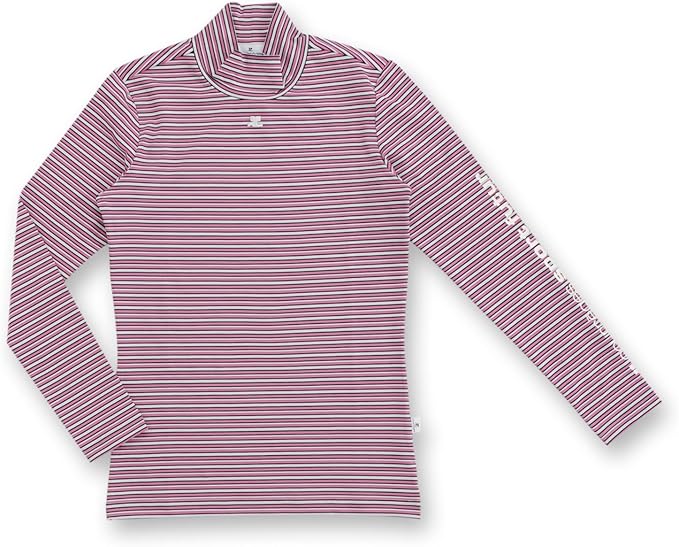Amazon クレージュ スポーツフューチャー Courreges Sport Futur 長袖ハイネックシャツ ヒートナビ Agf121w Pnk ピンク 11 ゴルフシャツ 通販