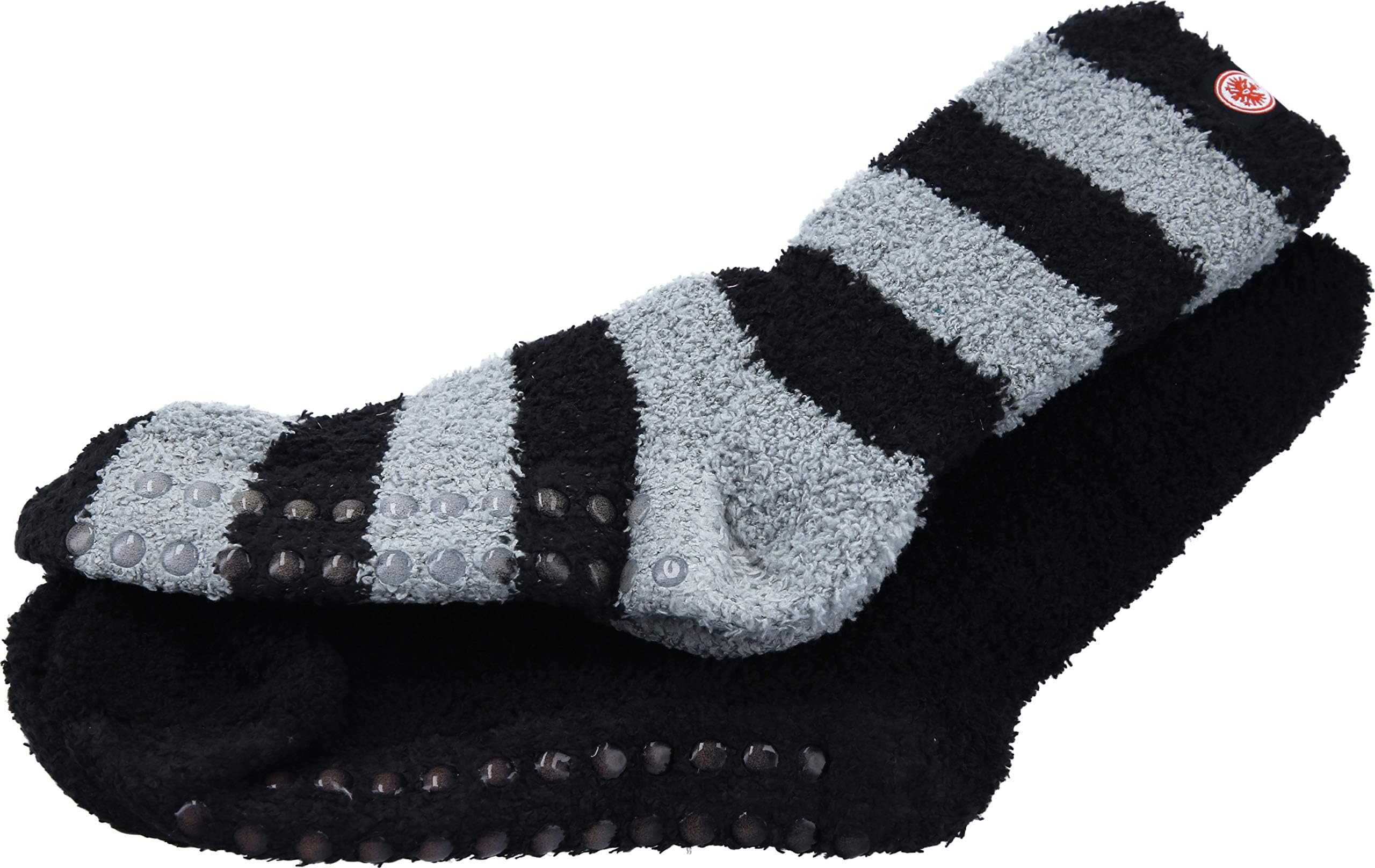 Eintracht frankfurt lot de 2 paires de chaussettes kuschelsocke/eF vertriebsarena-taille unique