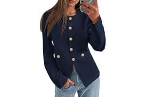 PRETTYGARDEN Women's 2026 Fall Blazers Button Down Fitted Lightweight Dressy Work Suit Jackets Trendy Business Casual Outfits