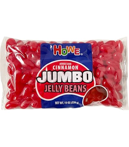 Amazon.com : Here's Howe Jumbo Cinnamon Jelly Beans 19 Ounce Bags
