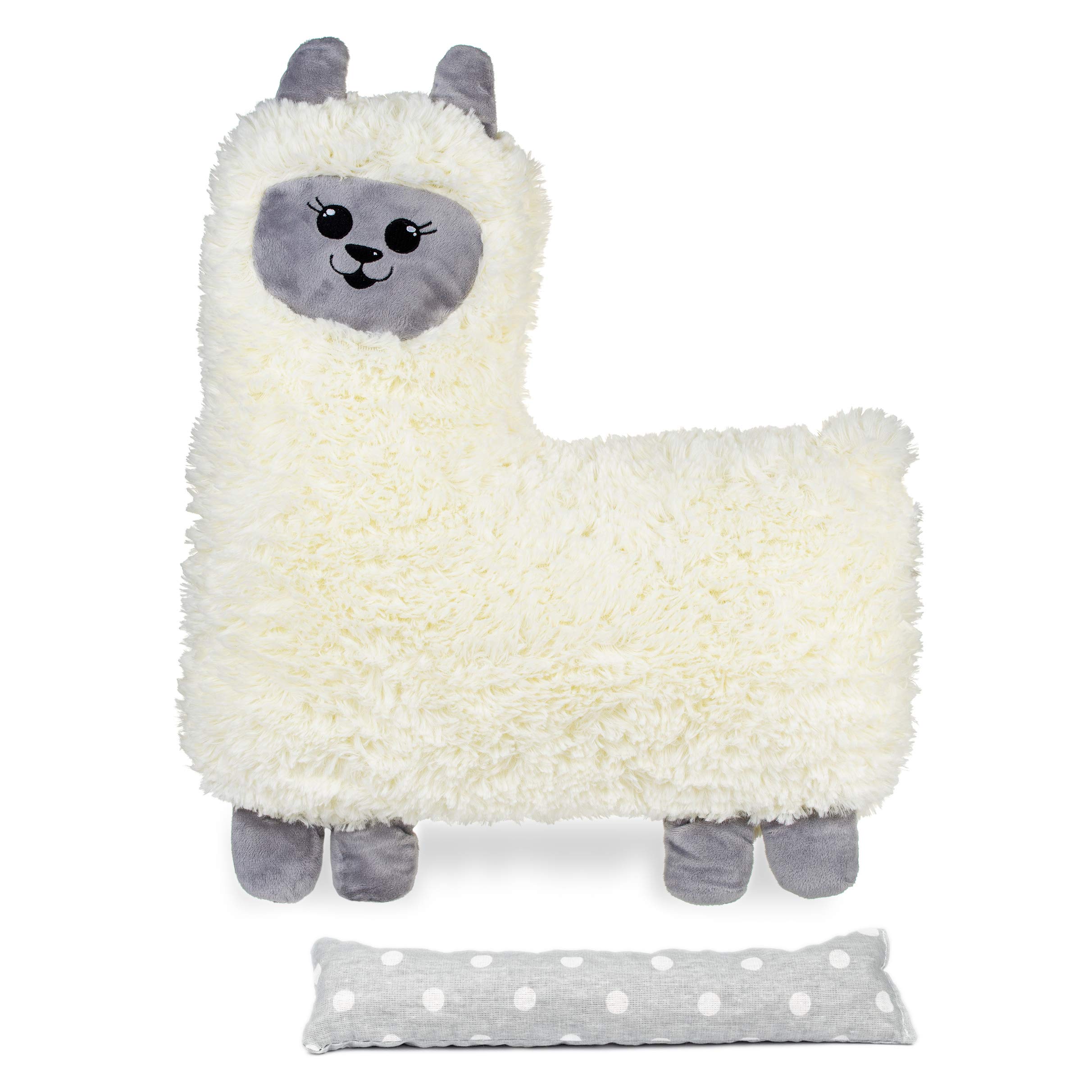 Froster Hugpaca - Heated Eco Alpaca, Thermal Huggable Pillow, Gift for Women, Warming Soft Llama