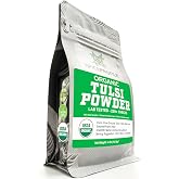 Spice Profile Organic Holy Basil Powder | 4 oz | Lab Tested | Finely Ground Organic Holy Basil | For Tea, Smoothies &amp; Culinary Recipes