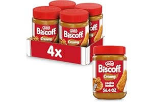 Lotus Biscoff - Cookie Butter Spread - Creamy -non GMO - Vegan- 56.4 Ounce (Pack of 4)