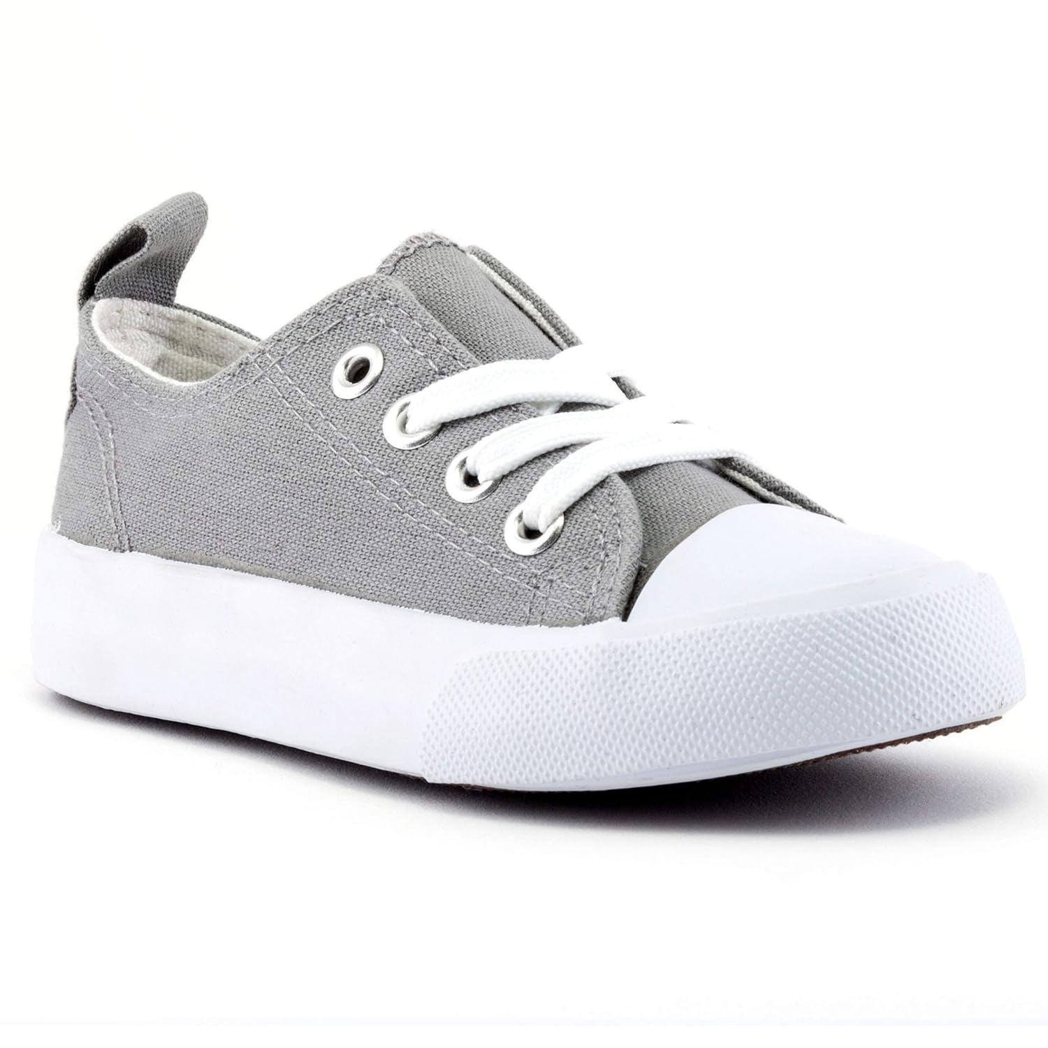 boys grey canvas shoes