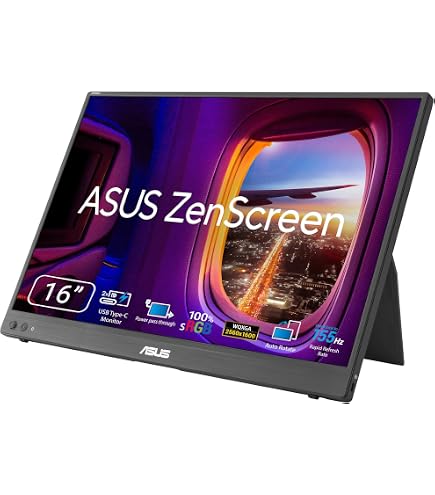 Amazon.com: ASUS ZenScreen 16” (15.6 inch viewable) Portable USB