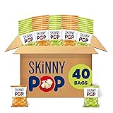 SkinnyPop Popcorn, Original and White Cheddar