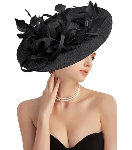 dressfan Womens Church Derby Fascinator Hats Headpiece,20s  display picture 3