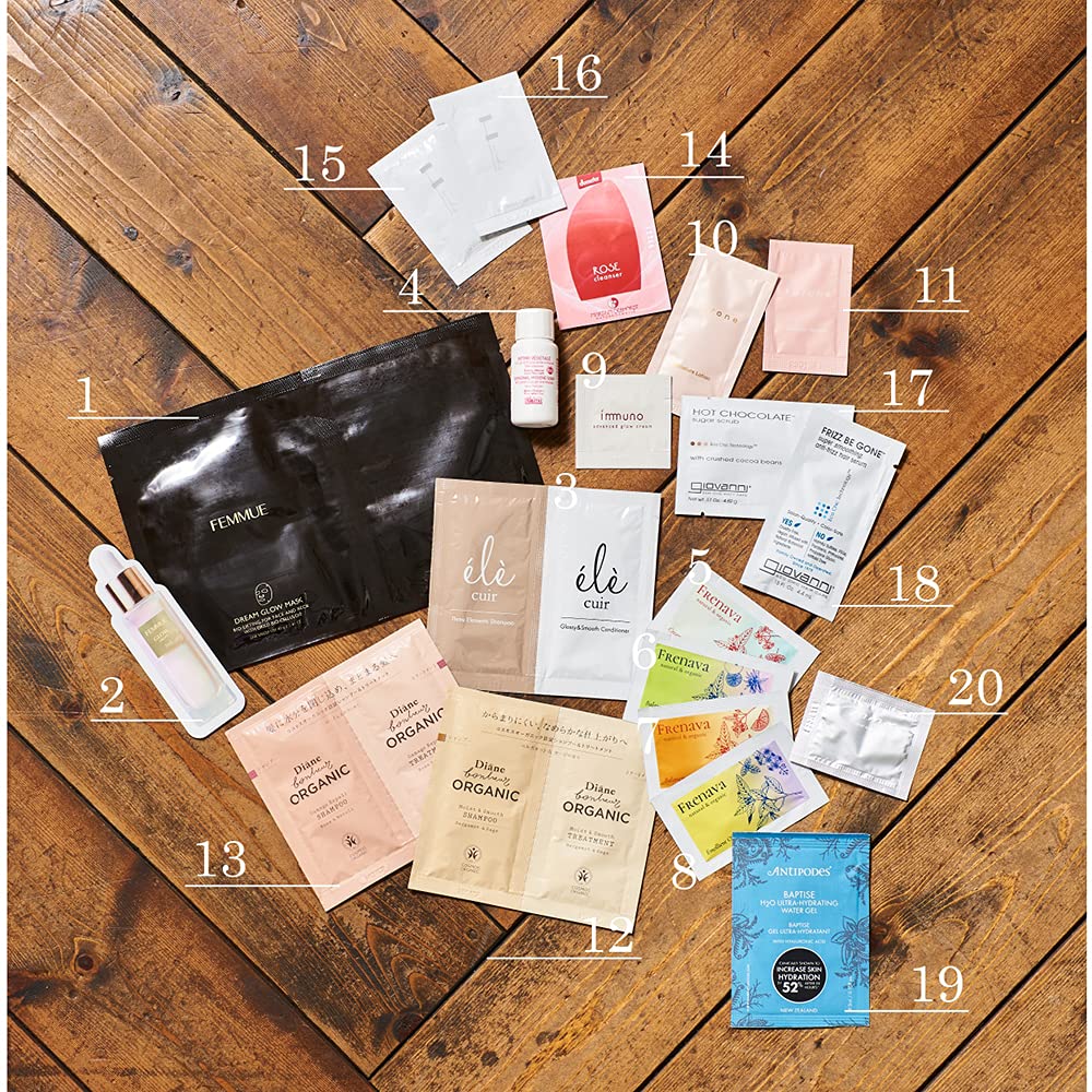 コスメキッチン監修 Organic Beauty BOOK Vol.7：4/27発売【ムック本付録】コスメサンプル20点セット