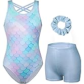 beautyin Gymnastics Leotards for Girls Dance Unitards Shorts Outfits Activewear