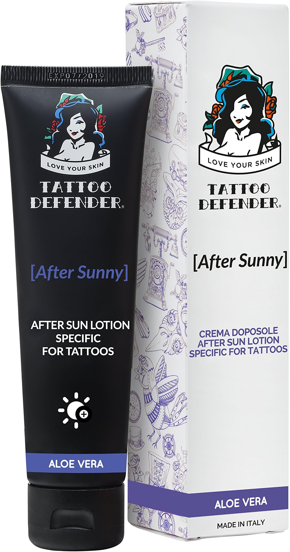 Tattoo Defender After Sunny - After Sun lotion specific for tattoos 100ml