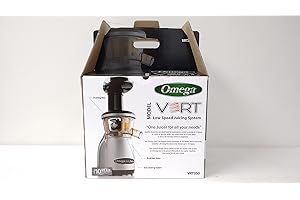 Omega VRT330 Dual-Stage Vertical Single-Auger Low-Speed Juicer
