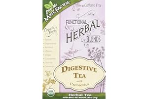 MATÉ FACTOR Mate Factor Functional Herbal Blends - Digestive Tea with Prebiotics 20 Bag(S)