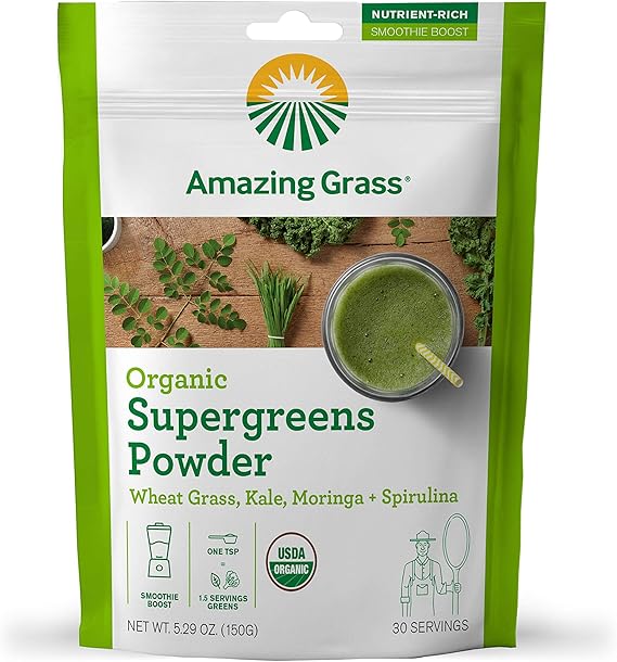 Amazing Grass Supergreens Powder, 150g Amazon.co.uk Health & Personal