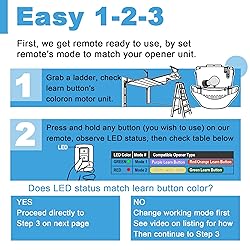 Garage Door Opener Remote, for Lift Master