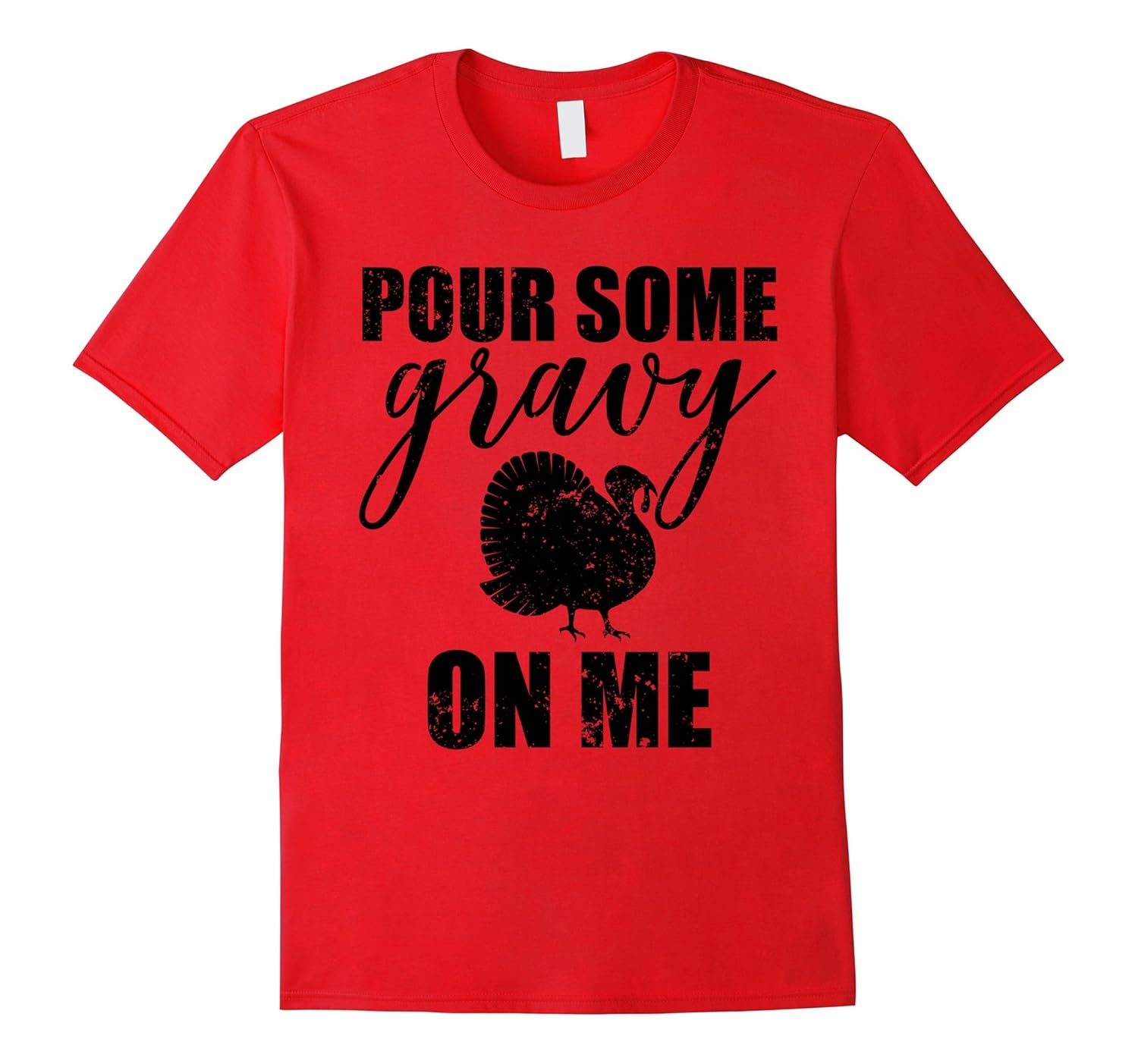 Funny Fall Thanksgiving Dinner shirt Pour some gravy on me-ANZ