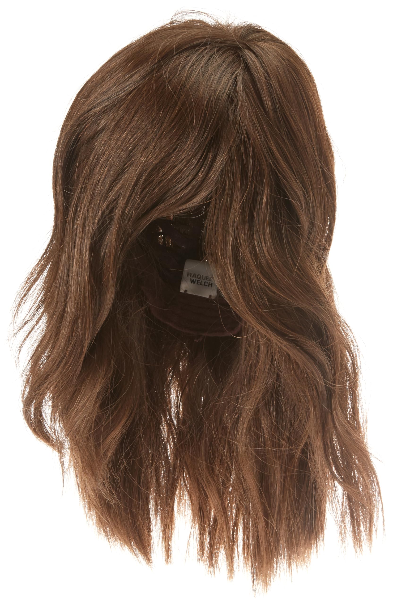 Photo 1 of Raquel Welch Big Spender Shoulder Length Pageboy Wig With Sophisticated Tumbled Waves by Hairuwear, Average Size Cap, RL10/12 Sunlit Chestnut