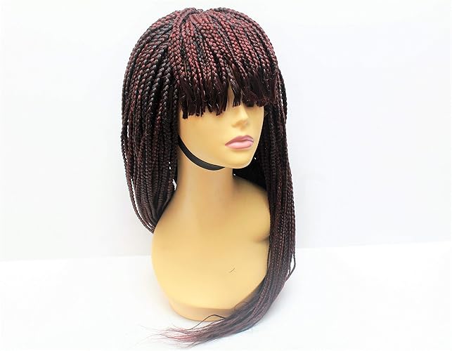 Box Braids Cornrow Braided Wig For Black Women Lace Front Braided