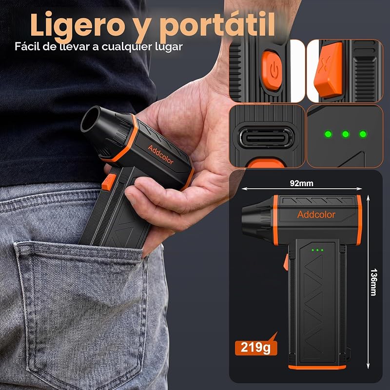 Soprador de ar potente, PC de limpeza de ar comprimido a 100000 RPM