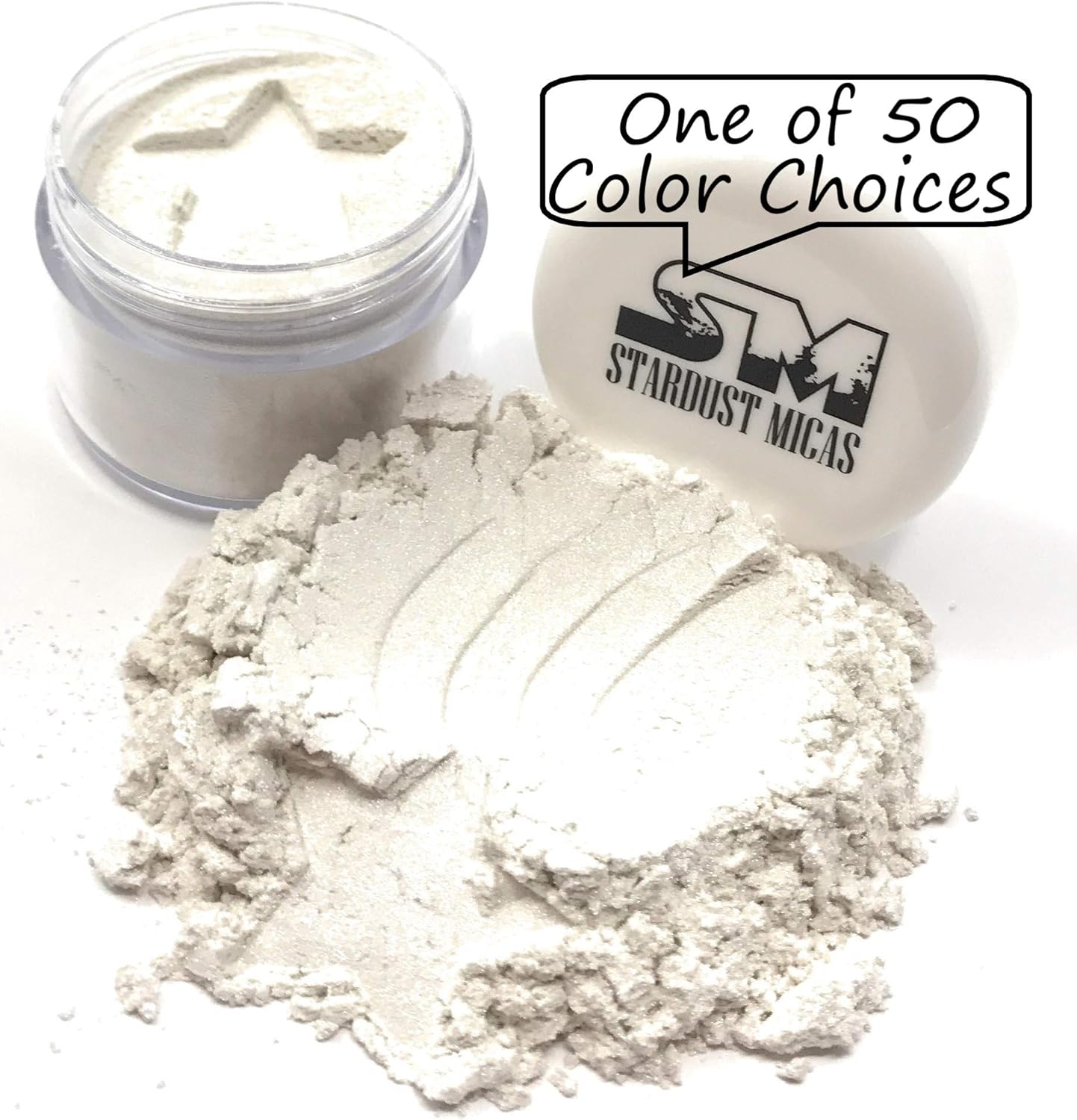 Stardust Micas Pigment Powder Cosmetic Grade Colorant for Makeup, Soap Making, Epoxy Resin, DIY Crafting Projects, Bright True Colors Stable Mica Batch Consistency Stardust Pearl