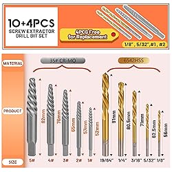 UYECOVE 14PCS Stripped Screw Extractor