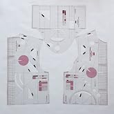 HONEYSEW 1:1 Fashion Design Ruler for Women Blouse Cloth Design School Student Teching Apparel Drawing Templete Garment Prototype Sewing Ruler Model 160/84A