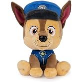 GUND PAW Patrol Chase 6-Inch Plush Toy, Stuffed Animal for Ages 1+ | Soft Tactile Sensory Details Provide Emotional Comfort, Inspire Imaginative Screen-Free Roleplay and Problem-Solving