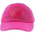 VERSACE JEANS COUTURE Pop Pink Medallion Baseball Cap for Mens