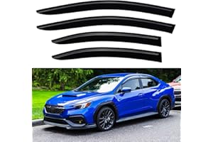 Window Visors Rain Guards for 2022 2023 2024 2025 Replacement for Subaru WRX, Out-Channel Window Vent Wind Deflectors Visors 