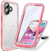 Cozycase TOP Waterproof Case for iPhone 17 - Military Heavy Duty 360 Shockproof Full Body with Screen Camera Protector Double IP68 Water Dust Drop Proof Hard Rugged Tough Bumper Front Back Slim Cover