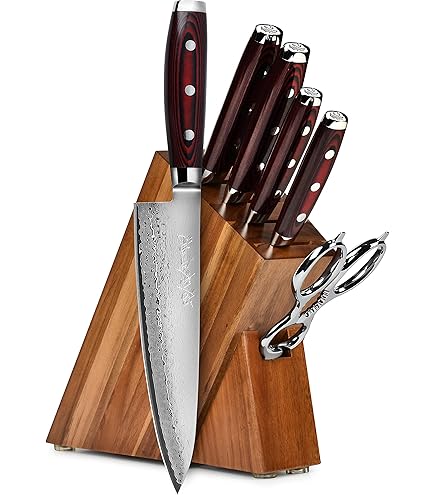 #005 7本 ピースナイフセット Amazon.com: Yaxell Ran Plus 7 Piece Slim Knife Set - Made in Japan