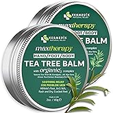 KESMEDIK Tea Tree Oil Balm for Skin, Soothes Itching, Rashes & Dry Skin, Antifungal Defense for Athlete’s Foot, Jock Itch, Chafing, Bug Bites & Eczema, Natural, Effective & Safe for All Ages, 2-Pack