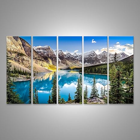 Tableau Tableaux Sur Toile Vue Coucher De Soleil Paysage Du