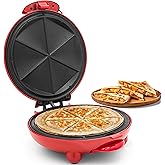Elite Gourmet EQD-413 Electric Non-Stick 8" Quesadilla Maker, Easy-Slice 6-Wedge, Grilled Cheese Corn Flour Tortilla Snacks, 