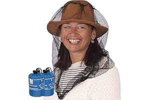 EVEN NATURALS Premium Mosquito Head Net - Ultra Large and Long, Extra Fine Holes, Mesh (39 * 26 * 25 inch)