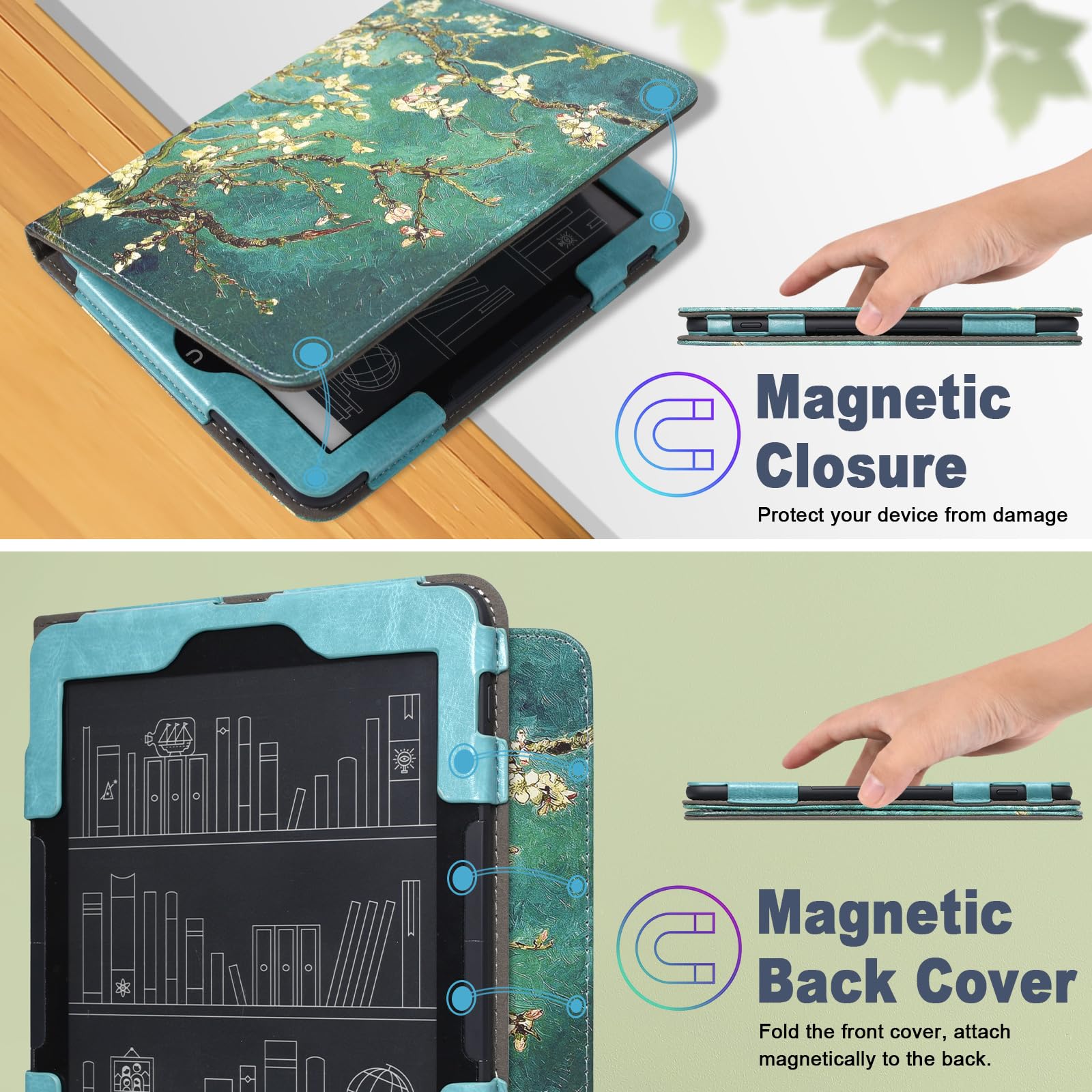 Caweet Case for Nook GlowLight 4 Plus 7.8