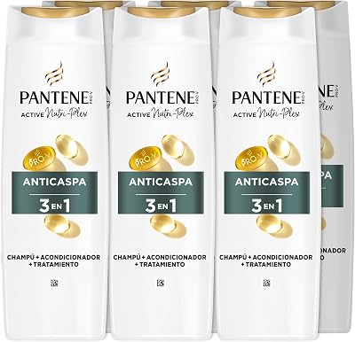 Nutri Pro-V Champú Anticaspa 3 en 1 para Todo Tipo de Pelo, 6x300ml
