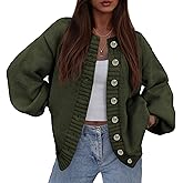 PRETTYGARDEN Women's 2026 Winter Cardigan Sweaters Trendy Chunky Knit Long Sleeve Button Up Casual Warm Fall Jackets Coats