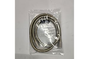 KES Bathroom Replacement Flexible Anti-Twist Stainless Steel Shower Hose, Brushed Brass, I4150C-BZ